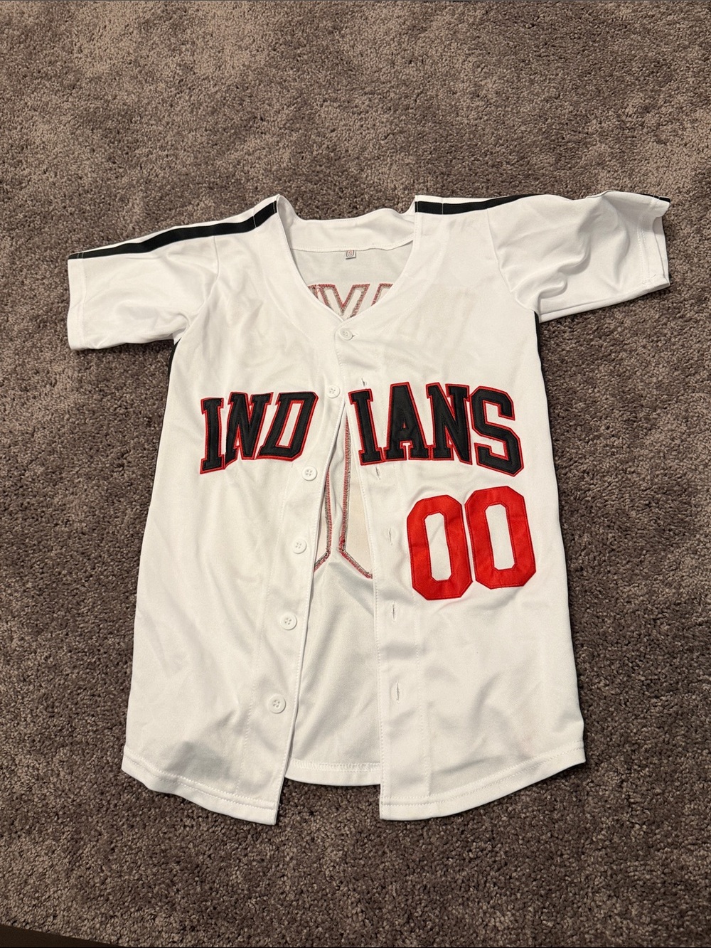 Indians White & Red “Willie Mays Hayes” Womens Baseball Jersey